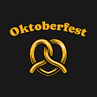 pretzel with oktoberfest typography T-Shirt