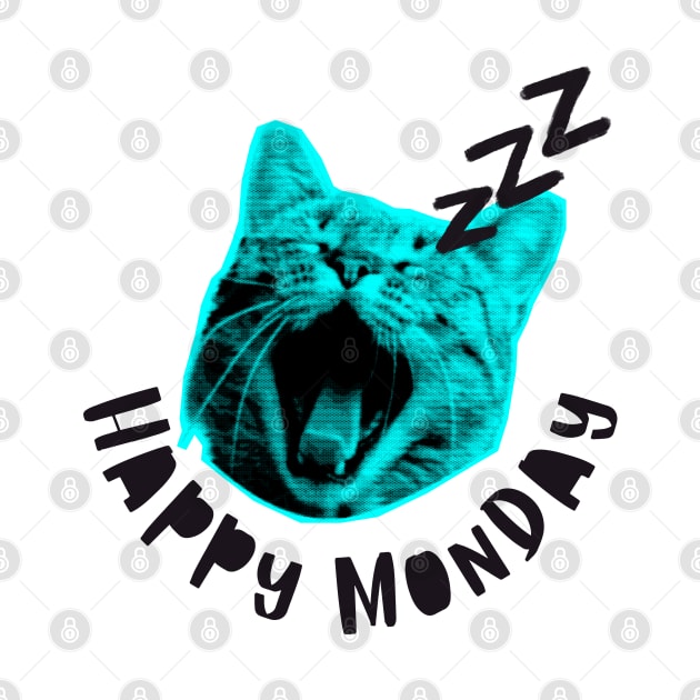 Happy Monday Sleepy Cat by Yelda