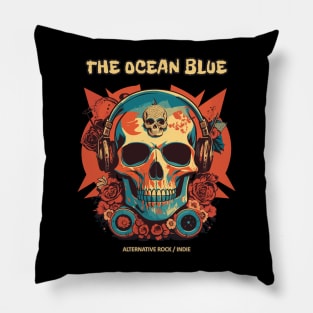 the ocean blue Pillow