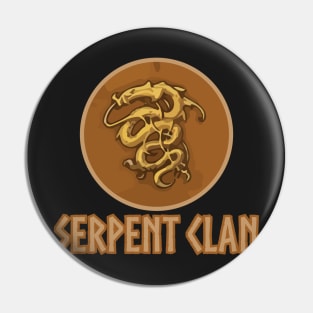 Blood Rage Serpent Clan Board Game Graphic - Tabletop Gaming Pin
