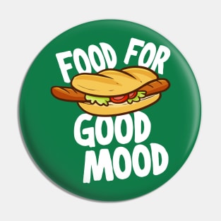 Food For Good Mood Pin