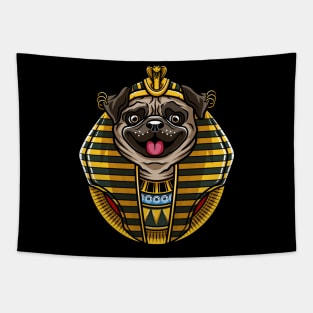 pharaoh pug Tapestry