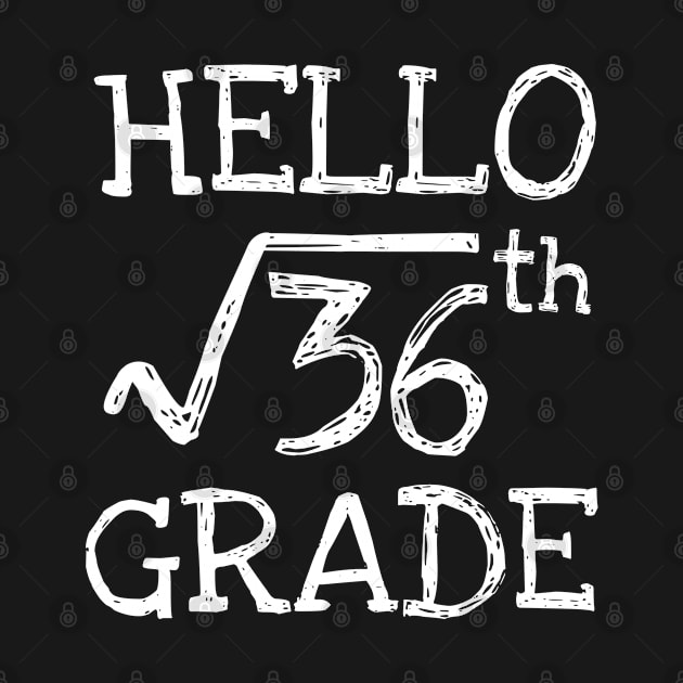 Hello 6th grade Square Root of 36 math Teacher by Daimon