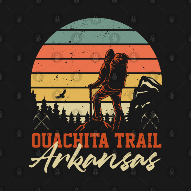 Ouachita Trail T-Shirt | OuachitaTrail Backpacking Thru-Hiking | Ouachita National Recreation Trail by 6StringD