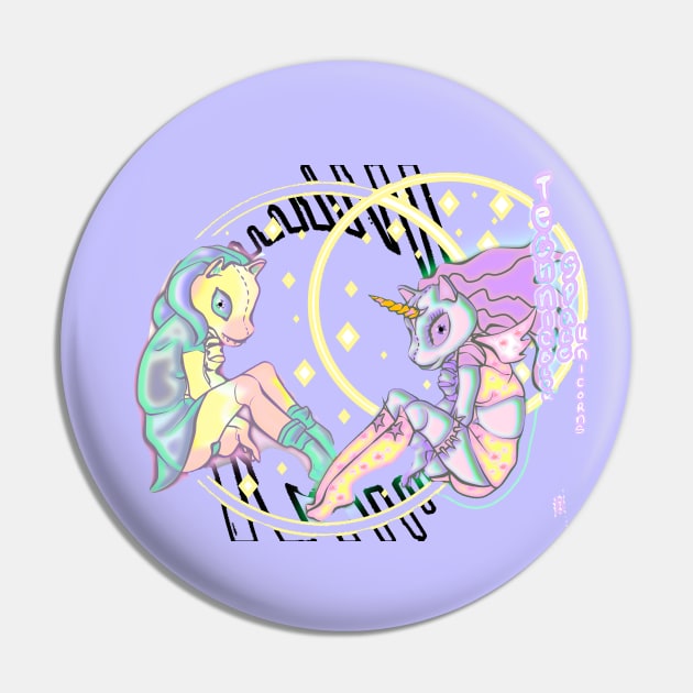 Unicorns Pin by Flowersintheradiator