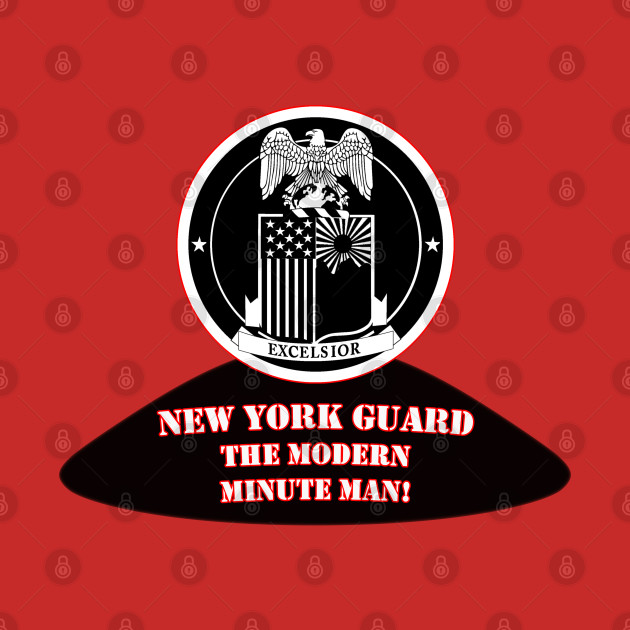 New York Guard Minute Man Front and Back by New York Guard Association