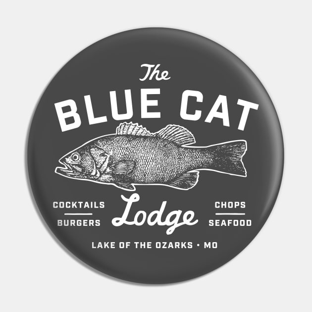 Ozark Blue Cat Lodge Sign T-Shirt