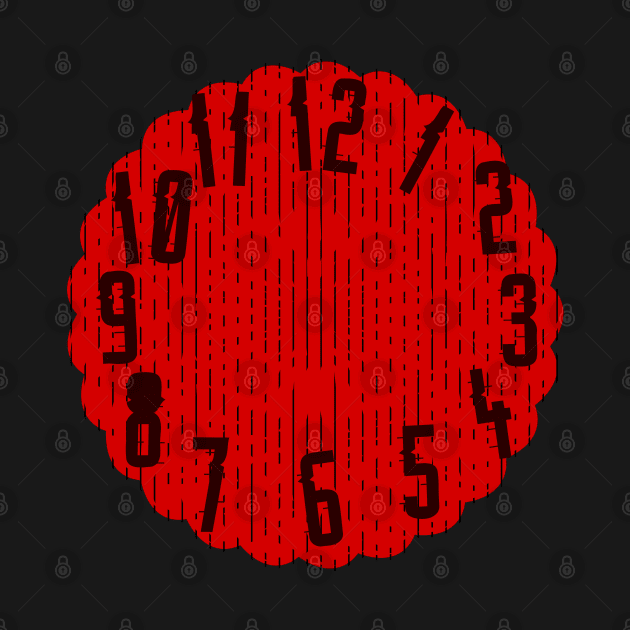 red clock by jaml-12
