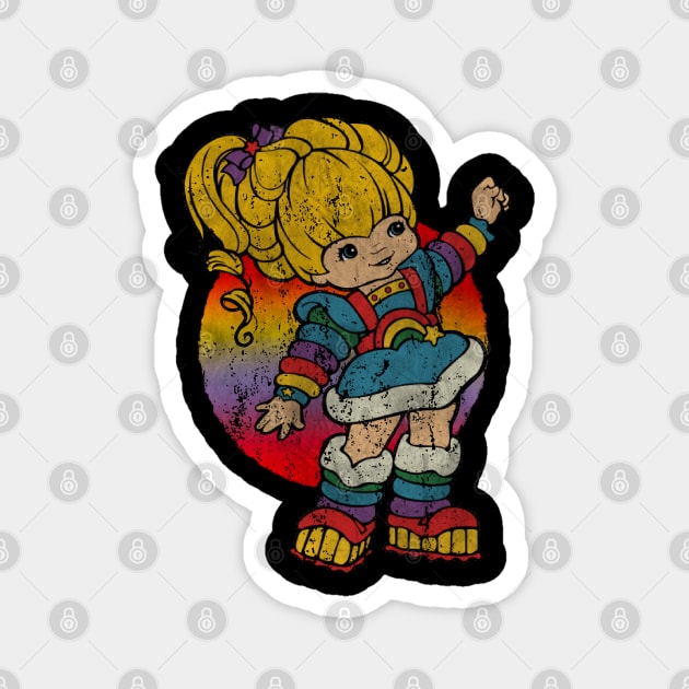 Classic rainbow brite 80s Magnet by Freaks