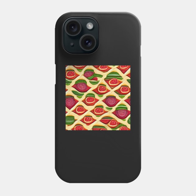 Bruschetta, Tomato, Garlic, Red Onions and Basil Phone Case by baseCompass