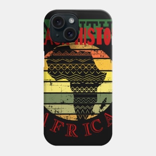 Black history month Phone Case