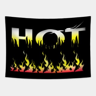 Funny fire hot, T-shirts, stickers, fire hot notebook , Breakfast Lover, Coffee Lovers Gift and hot MASKS Tapestry