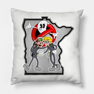 Twin Cities Ghostbusters 1930's Style Plain Logo Pillow