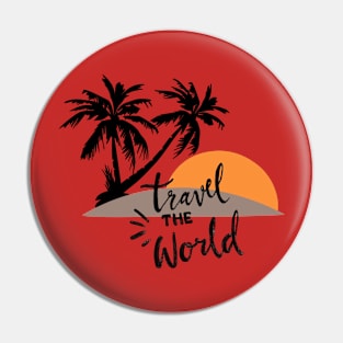 Travel the world Pin