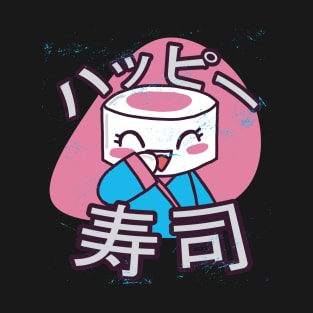 Happy Sushi Character T-Shirt