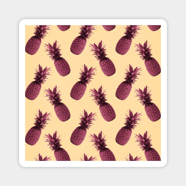 Peppy Pineapple Magnet by StudioGrafiikka