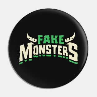 Fake Monsters Logo 2 Pin