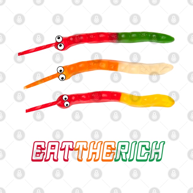 Worm On A String Sticker Candy EATTHERICH by Prossori