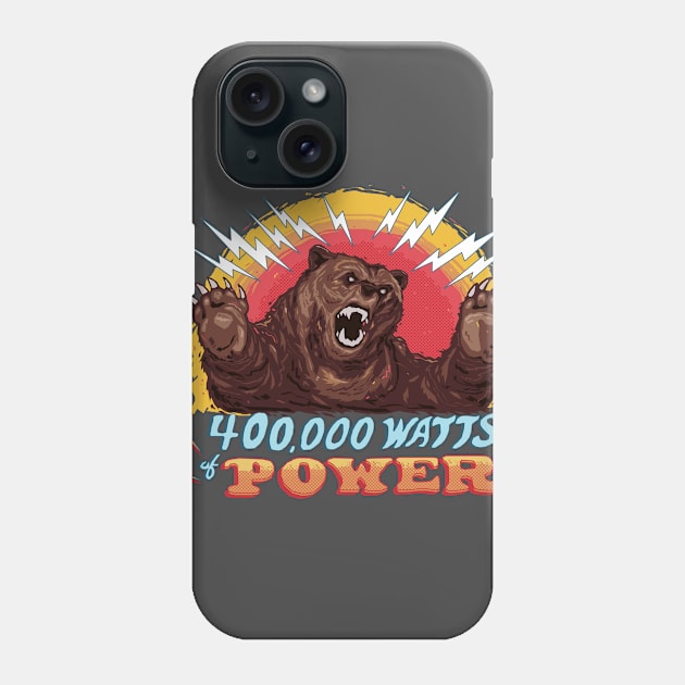 400,000 Watts of Power!! Phone Case by bigbadrobot