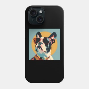 Boston Terrier in 80's Phone Case