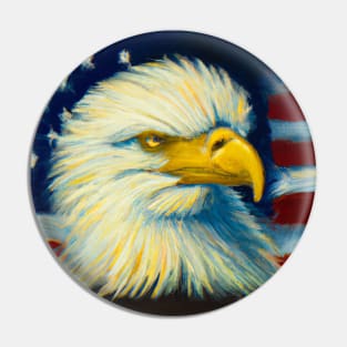 American Flag and Bald Eagle 5 Pin