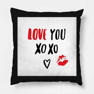 I love you, xo xo ♥ Pillow