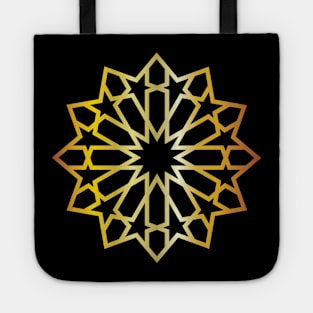 Moroccan golden star Tote