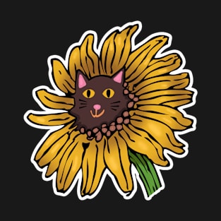 Cat as a Sunflower T-Shirt