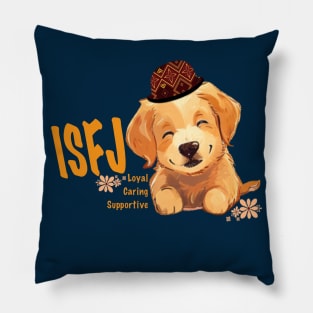 ISFJ Protector, Golden Retriever Pillow