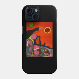 Planetary Crow Phone Case