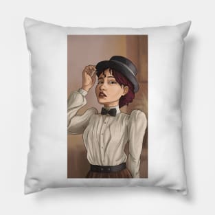 Early 1900 classic girl Pillow