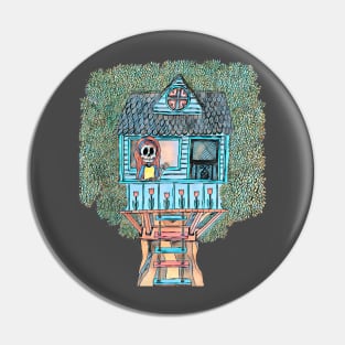 Lively Bones Treehouse Pin