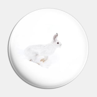 Into the Abyss - Snowshoe hare Pin