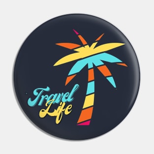 Travel Life Pin