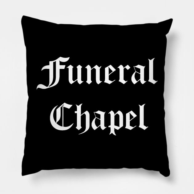 Funeral Chapel Pillow by Digital City Records Group