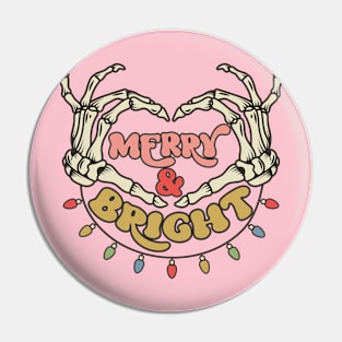 merry & bright Pin