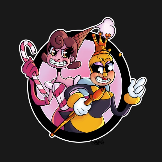 Cuphead Queens by BagelGirl