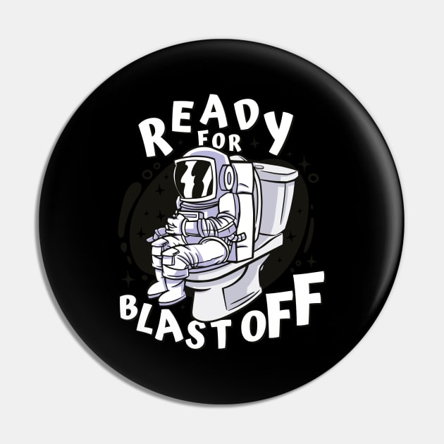 Galactic Restroom Countdown Pin by Life2LiveDesign