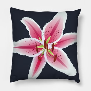 Stargazer Lily Pillow