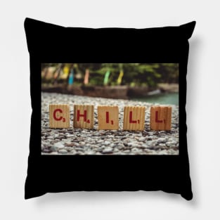 Chill photo shoot design for t-shirts Pillow