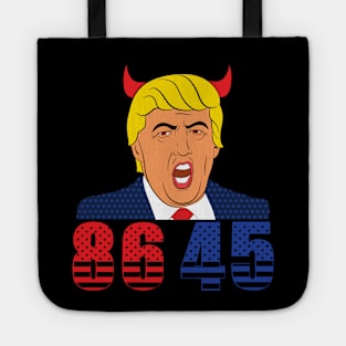 86 45 Impeach Trump 8645 Pro America Anti Trump USA 2020 Tote