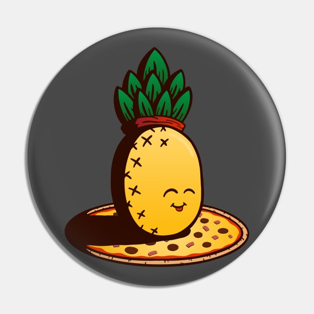 Pineapple on Pizza Pin by Ratatosk