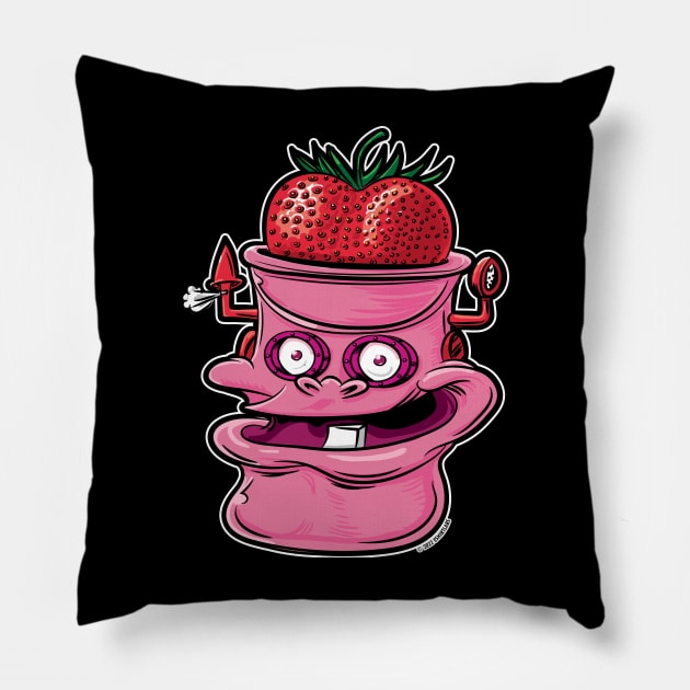 Franken Berry Head Pillow by eShirtLabs