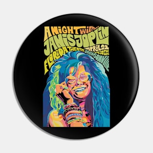 Janis Joplin new 4 Pin