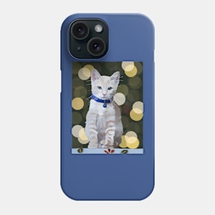 A Kitten for Christmas Phone Case