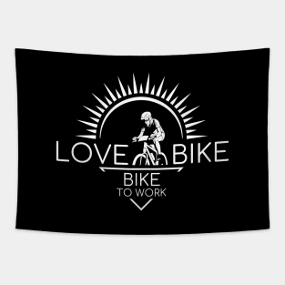 Love Bike Tapestry