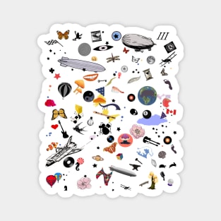 Led Zap 3 Inspired Collage Rock Music Background Tapestry Phone Case Pillow Art Magnet