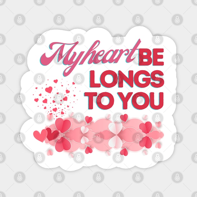 My heart belongs to you. Magnet by Black Cat