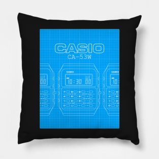 Casio CA-53W Cyanotype Pillow