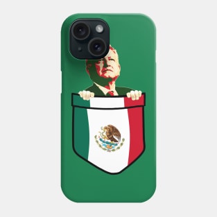 AMLO President of Mexico Chest Pocket Phone Case